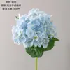 Flores Artificiales de Hortensia Realistas con Tacto Gomoso, Plantas Verdes al por Mayor, Manualidades para Decoración de Bodas, Fabricante Estilo Ins