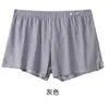 Calzoncillos bóxer deportivos de algodón transpirable para hombre, antibacterianos, transpirables, de cintura media, talla grande