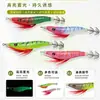 Camarão Dragão Luminescente UV Sopro de Tubo Gancho de Lula Camarão de Casca Grossa Camarão Bambu Isca Isca Artificial Isca de Pesca Camarão de Madeira Gancho de Lula