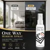 Kineshinex Spray de Privacidad para Vidrio Doméstico 30ml Efecto Reflectante de Espejo Unidireccional Ventanas y Puertas de Oficina