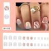 Primavera e verão moda fresca europeia e americana estilo lantejoulas flash vestir Armour Square longa cor sólida olhos brilhantes unhas postiças