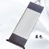 Pergaminho em Branco com Montagem em Papel de Seda Imitação, Pergaminho de Papel de Arroz Semi-Cru, Pergaminho Vertical para Caligrafia e Pintura Manuscritas, Pergaminho de Pendurar