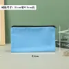 2025 Zíper Transfronteiriço Estudante Lona em Branco Estojo de Lápis Bolsa de Algodão Puro Bolsa para Armazenamento de Cosméticos Feminina em estoque