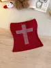 Estilo europeo y americano, chica popular, verano, nuevo chaleco de strass para mujer con colores contrastantes, sin mangas, corto, ajustado, top sin tirantes
