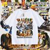Tongtong irmão mais velho bonecos palito camiseta infantil abstrata estrangeira montanha mar manga curta meninos roupa casual desenho animado moda ins