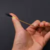 Ferramentas para Limpar Ouvidos, Cabo Antigo de Bambu, Colher para Limpar Ouvidos com Pena de Pássaro e Buraco Pequeno, Conjunto de Colheres para Limpar Ouvidos, Ferramenta Especial para Mestres em Limpar Ouvidos