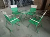 Cadeira de Praia Dobrável de Tubo de Aço com Molas para Acampamento ao Ar Livre, Piquenique, Pesca, Cadeira de Lazer, Braço para Esboço, Cadeira Lua