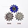 Venta Directa de Fábrica Hebilla de Diamantes de Imitación Ojo de Caballo Colorida Decoración de Broche de Flor para Traje Vestido Accesorios de Hebilla para Zapato Bolsa DIY
