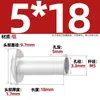 GB873 remache de aluminio cabeza plana grande remache semitubular cabeza semirredonda remache hueco cabeza redonda M2M2.5M3M4M5M6