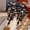 Aretes de Borla Nueva Moda Aguja de Plata de Ley Temperamento Atmosférico Sentido de Alta Gama Exagerados Explosiones Aretes de Celebridad de Internet para Mujeres