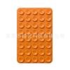 Ventosa de silicone de 24 grãos Preto Adesivo Simples Copo de Sucção Antiderrapante Case de Telefone Celular Portátil Titular Quadrado