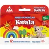 Massa de modelar Koala com 12 cores