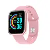 Fábrica de Origen y68 Pulsera Inteligente con Monitorización de Frecuencia Cardíaca, Conteo de Pasos, Presión Arterial, Oxígeno en Sangre, Recordatorio de Mensajes, Pulsera Inteligente Deportiva