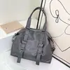 Bolso Retro Nuevo para Mujer 2026, Bolso de Hombro Cruzado de Gran Capacidad, Bolso Tote de Cuero Suave de Color Sólido, Bolso de Mano para Viajes Diarios