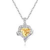 Colar de Prata Esterlina 925 Amor Design de Nicho Feminino Corrente Leve de Luxo para Clavícula Ins Pingente de Pedra Natural