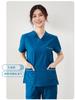 Roupa de lavar à mão elástica de secagem rápida para mulheres roupa cirúrgica de sala de operação roupa de escovar à mão de médico roupa de trabalho odontológica oral de verão de alta qualidade