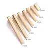 Accesorios metálicos pasador pinza para el pelo base cuadrada clip base para manualidades clip de pico de pato clip para tocado clip de cocodrilo accesorios para la raíz del cabello
