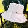 Nuevo Sombrero de Pescador de Tencel de Alta Gama para Mujer de Verano, Sombrero de Sol con Pliegues para Protección Solar, Transpirable, Moderno y Casual