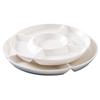 Plato para Frutas Dieléctrico Hogar Sala de Estar Mesa de Café Plato de Cerámica Lujo Ligero Plato para Snacks Frutos Secos Plato de Frutas Año Nuevo Plato para Frutas Plato de Cena