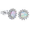 Aretes de Ópalo de Girasol Serie Exclusiva de Moda Venta Caliente Transfronteriza Dropshipping Nicho Exquisitos