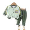 Traje de béisbol de dos piezas para bebé, primavera y otoño, para niño de 1 a 5 años, 2024