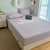 Juego de Sábanas de Nylon-Spandex con Sensación Fresca de Verano Clase A Piel de Hielo, Sábana de Cama Antideslizante Fresca de Verano