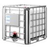 Tonel 1000L nuevo ibc tonel de diésel tonel cuadrado de plástico tanque de agua tonel químico tanque de almacenamiento de agua marco de elevación