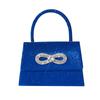 Bolso de Mano Mini con Lazo Estilo Europeo y Americano Transfronterizo, Bolso de Noche de Moda para Sociales, Bolso de Mano (Clutch) con Lentejuelas y Incrustaciones de Diamantes para Mujer