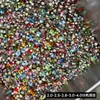 Broca de Unha Bao Shi Osha Hua Zi com Strass 1:1 Seção 33 Ponta Redonda Fundo de Vidro K9 Joia Diamante