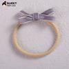 Nuevos accesorios para el cabello europeos y americanos DIY anillo para el cabello de lazo de terciopelo de color sólido banda elástica de nailon sin irritación para la piel linda banda para el cabello de niñas