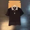 Camiseta Retro Americana con Patrón de Trigo y Cuello de Gaviota para Hombre, Diseño de Verano, Peso Pesado Cleanfit, Hombro Regular Polo Manga Corta
