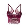 8836# Outlet de Fábrica Encaje Wrap Pecho Tejido Push-up Tubo Top Sexy Lencería Sin Aro de Acero Espalda Bonita Sujetador para Chica