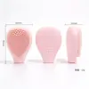 Escova massageadora facial de silicone dupla face transfronteiriça, pincel para máscara facial, pincel de base, pincel para aplicação de máscara de argila, escova de limpeza de silicone