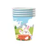 Amazon Transfronterizo Fiesta Temática de Pascua Bandeja de Papel para Huevos Vaso de Papel Servilleta de Papel Bandeja Desechable de Papel Juego de Vajilla