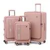 Elegante Maleta de Apertura Frontal, Maleta de Viaje Clásica de Apertura Lateral de 20 pulgadas con Compartimento para Laptop y Capa de Expansión Cerrada en el Medio