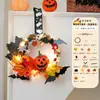 Decoración de Halloween Ramo de Calabazas Colgante Hecho a Mano DIY Diseño de Escena para Fiesta Festiva Regalos para Actividad de Jardín de Infancia