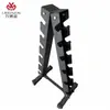 Suporte de Halteres Triângulo Li Bo Sen Personalizado Equipamento de Fitness para Treinador Particular Suporte Vertical de Halteres em A Suporte de Armazenamento de Halteres