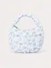 Bolso de nube plisado coreano para mujer, bolso de mano fresco y simple, nuevo bolso tipo chaqueta de algodón plumón, minibolso ligero