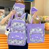 Mochila escolar para mujer estilo Mori con diseño de grafiti personalizado, combinable, de gran capacidad, para estudiantes de secundaria, preparatoria y primaria.