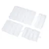 Caja de Almacenamiento Transparente de Plástico Fijo para Ranuras de Tarjetas Caja de Embalaje para Joyería Accesorios de Joyería DIY Caja para Cuentas Caja de Embalaje para Cuentas de Arroz