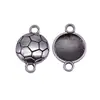 Conector de Fútbol de Plata Antigua 22X14mm 1.8g, Venta Directa del Fabricante, Material Popular para Accesorios