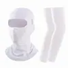 Pañuelo para la cabeza con orejeras de seda helada para ciclismo, protección solar para exteriores en verano, capucha, mangas de seda helada de nailon, traje deportivo transpirable de secado rápido