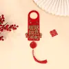 Decoración para el Hogar Nuevo, Accesorios de Manija para Cerradura de Puerta de Buena Suerte, Mudanza a una Casa Nueva, Decoraciones Colgantes, Colgantes para Manija de Puerta de Inauguración