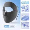 Máscara de Proteção Solar com Sensação de Gelo de Verão para Mulheres Dirigindo e Ciclismo, Máscara Facial com Proteção Anti-UV, Máscara Fina Respirável para Proteger do Sol