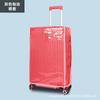 Maleta transparente resistente al frío, funda de cuero, maleta con ruedas, consignación de equipaje, protector de PVC transparente resistente al desgaste