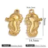 Acessórios de pingente com rosca de aço inoxidável 304 DIY artesanal para joias acessórios de colar pulseira de aço inoxidável