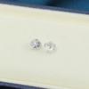 S925 Sterling Silver Silicone Ear Plug Ear Stud Ear Stud Ear Stud Ear Stud DIY Ear Stud Acessórios Pérola Brincos Ear Wall