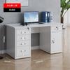 Mesa de Acero para Computadora de Oficina Hierro Individual con Cajón con Cerradura Escritorio Escritorio Doctor Financiero Banco de Trabajo de Acero Inoxidable