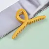 Pinza para el pelo de Cross esmerilado estilo coreano ins para Otoño e Invierno Pinza Elegante Pinza de Acrílico Color Caramelo Simple Accesorios para el Cabello