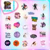 Gran Venta 50 Pegatinas de Baile Transfronterizas Inspiradoras Niña Bailarina de Ballet Estilo Ins Niña Bailarina Manual de Niña